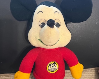 Vintage Disney - Mickey Mouse Plush Stuffed Animal