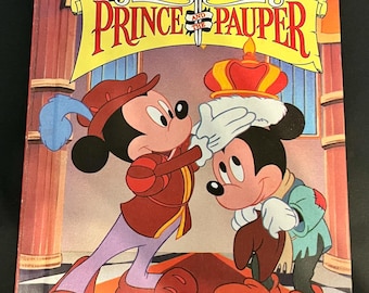 Vintage Walt Disney's The Prince and the Pauper Children's Book