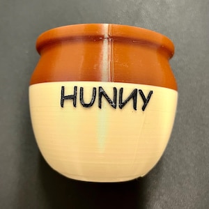 Winnie the Pooh Inspired Hunny Pot – 3D Printed Party Favor Holder - 3 Inches Tall