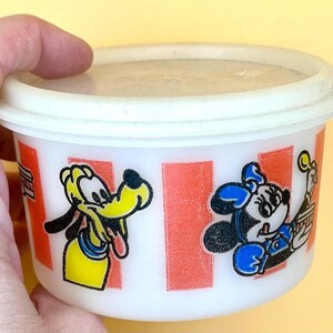 Vintage Disney Eagle Super Seal Food Storage Container - Made in the USA w/Mickey Mouse, Minnie Mouse, and Pluto
