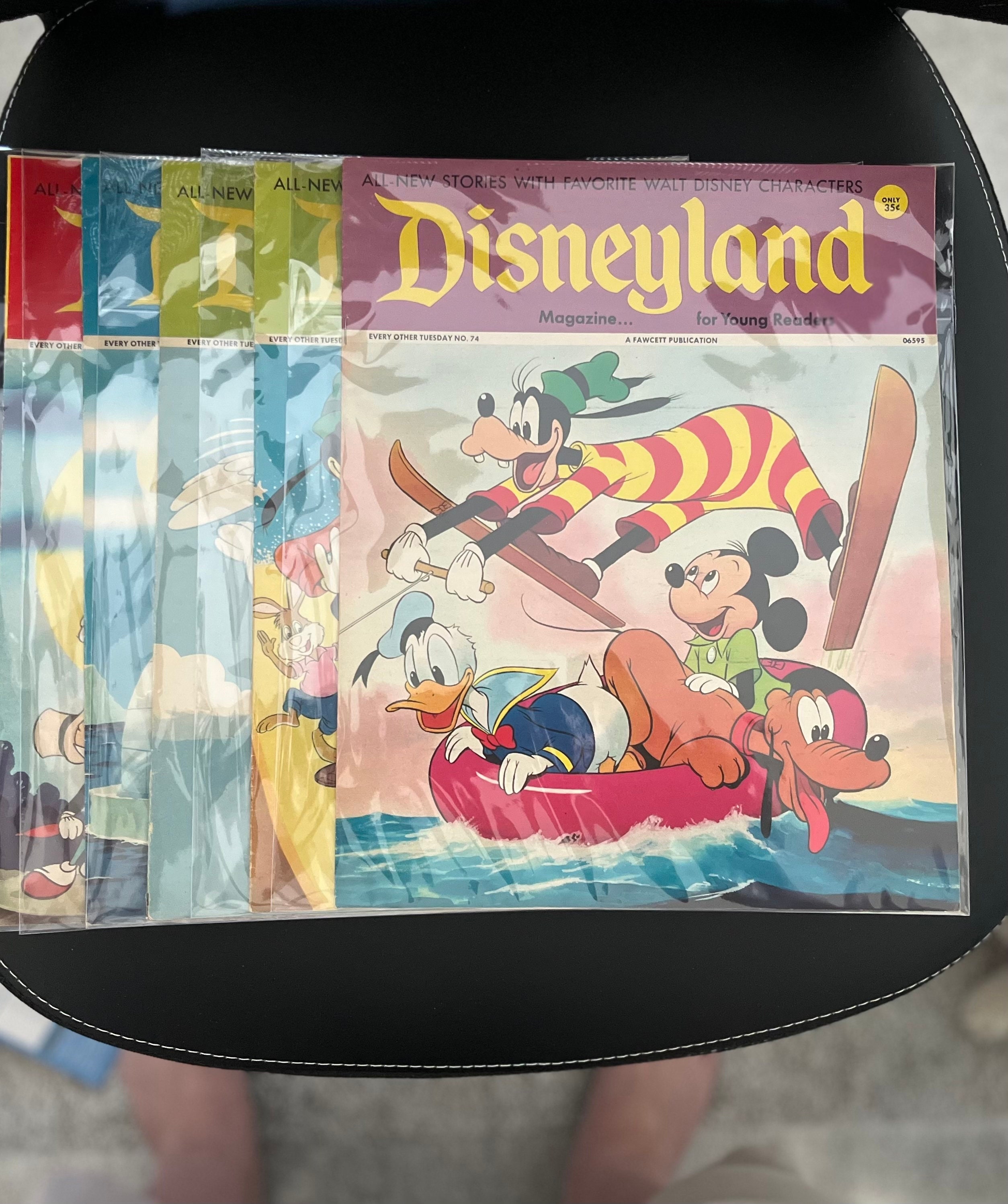 Vintage 1972 Disneyland Magazine - Choose from Numbers:  71, 72, 73, 74, and 75.