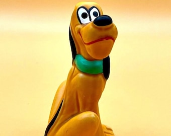 Vintage Disney Pluto Ceramic Figurine