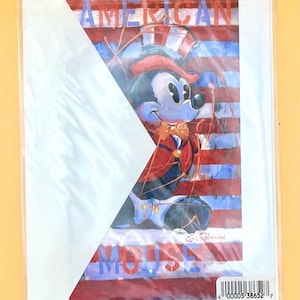 American Mickey Mouse Art Print, Eric Robison Signed Disneyana Wall Decor