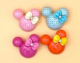 Minnie Mouse Inspired Pin or Brooch:  You Choose Which Style!!!