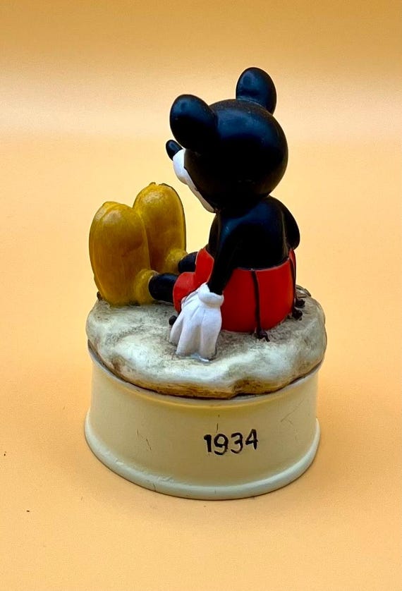 Vintage Disney Lenox Mickey Mouse Gulliver Mickey - Cartoon