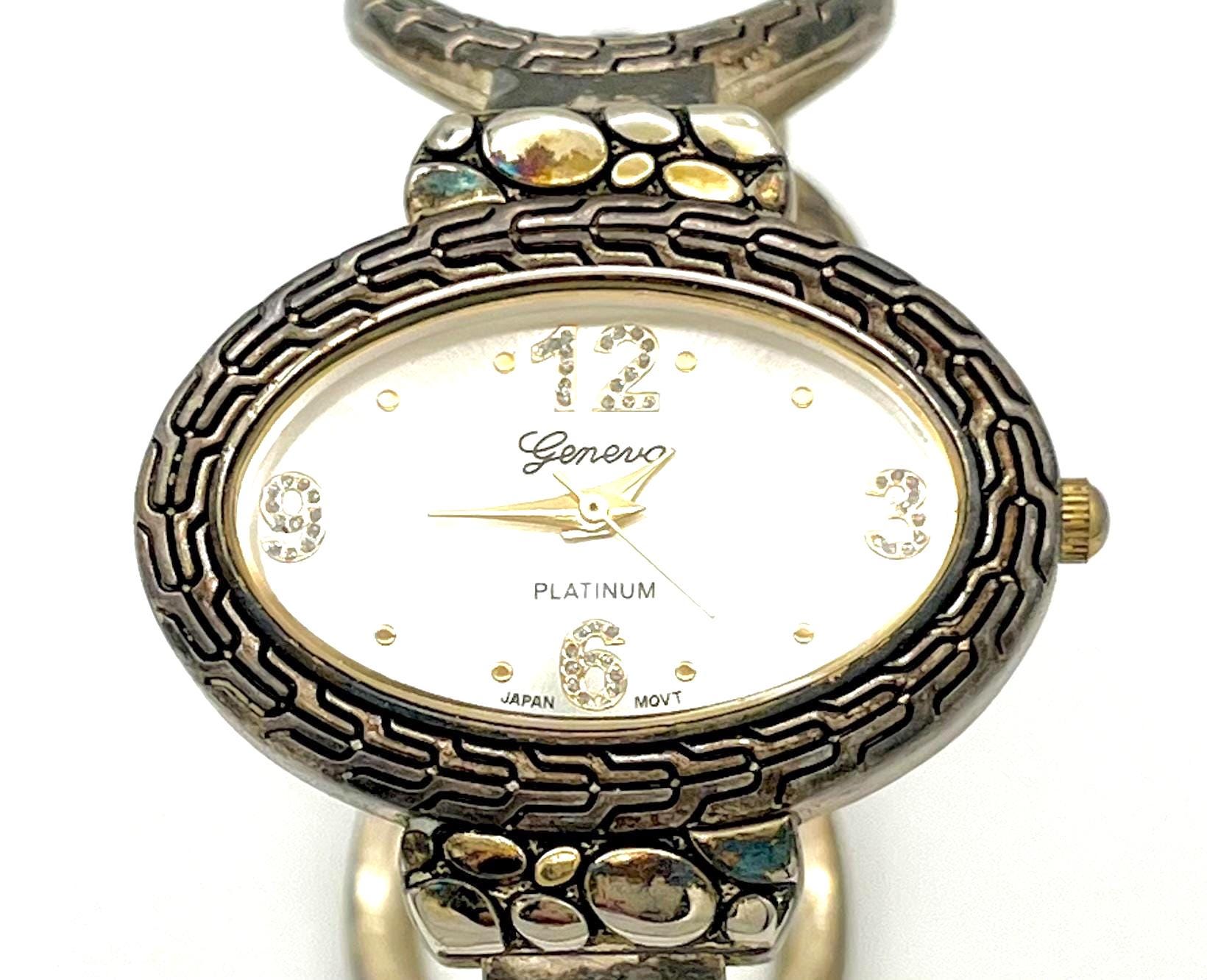 Wonderful World of Color Vintage Geneva Platinum Watch NOS Timeless Elegance: Geneva Platinum Men main image 2