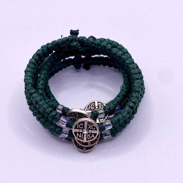 Talisman bracelet, prayer komboskini, christian komboskini, unisex komboskini, prayer bracelet, handmade bracelet komboskini