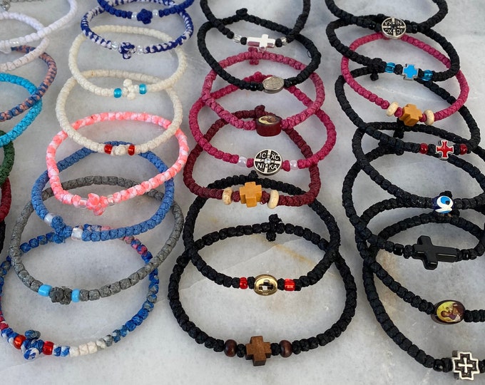 Greek Komboskini Greek Orthodox Prayer Bracelet Spiritual Etsy