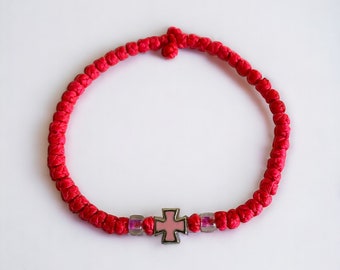 Blessed komboskini Prayer rope Chotki Christian prayer beads Religious jewelry Handmade prayer rope