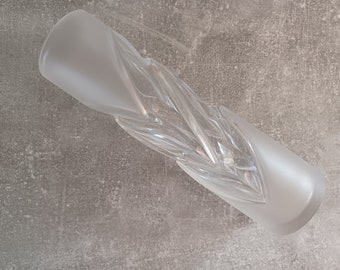 Vintage Vase Peill & Putzler Clear Glass Space Age 70s
