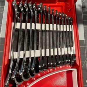 Packout Insert for Metric Ratcheting Combination Wrench Set + Tray (RCW-Mt)