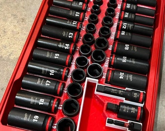 Packout Insert For 3/8" 43-Piece Impact Socket Set (IST-T)