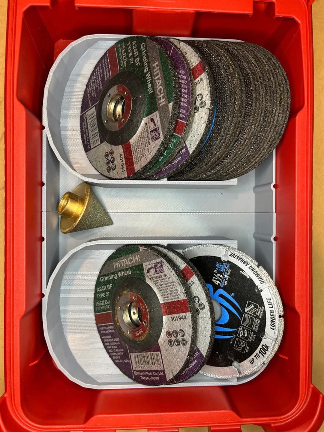 Packout Insert for 4 1/2 Grinder Wheel Organizer MAGW Etsy