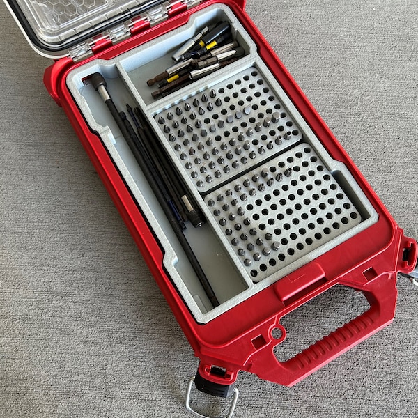 Milwaukee PACKOUT™ Low-Profile Compact Organizer Insert for Driver Bits | Stackout3D | Jonah Pope