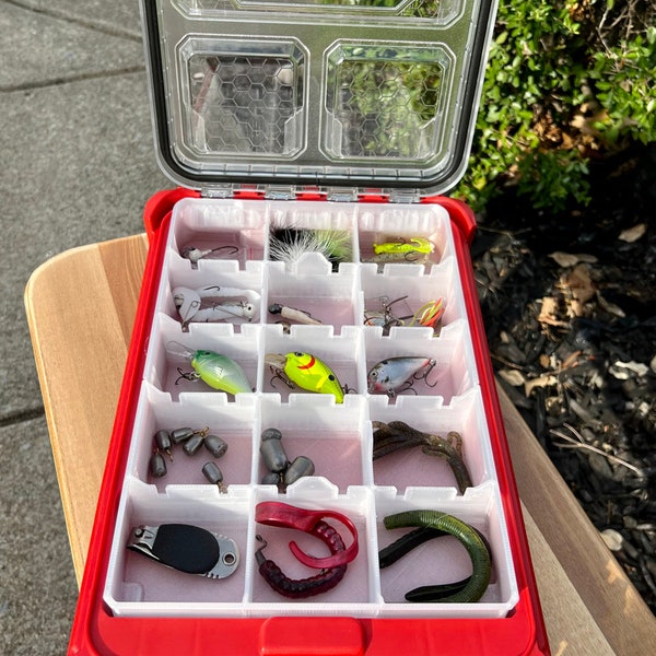 Packout Tackle Box Bundle | Packout Fishing Tackle Box Insert | Packout Low Profile Compact Fishing Insert