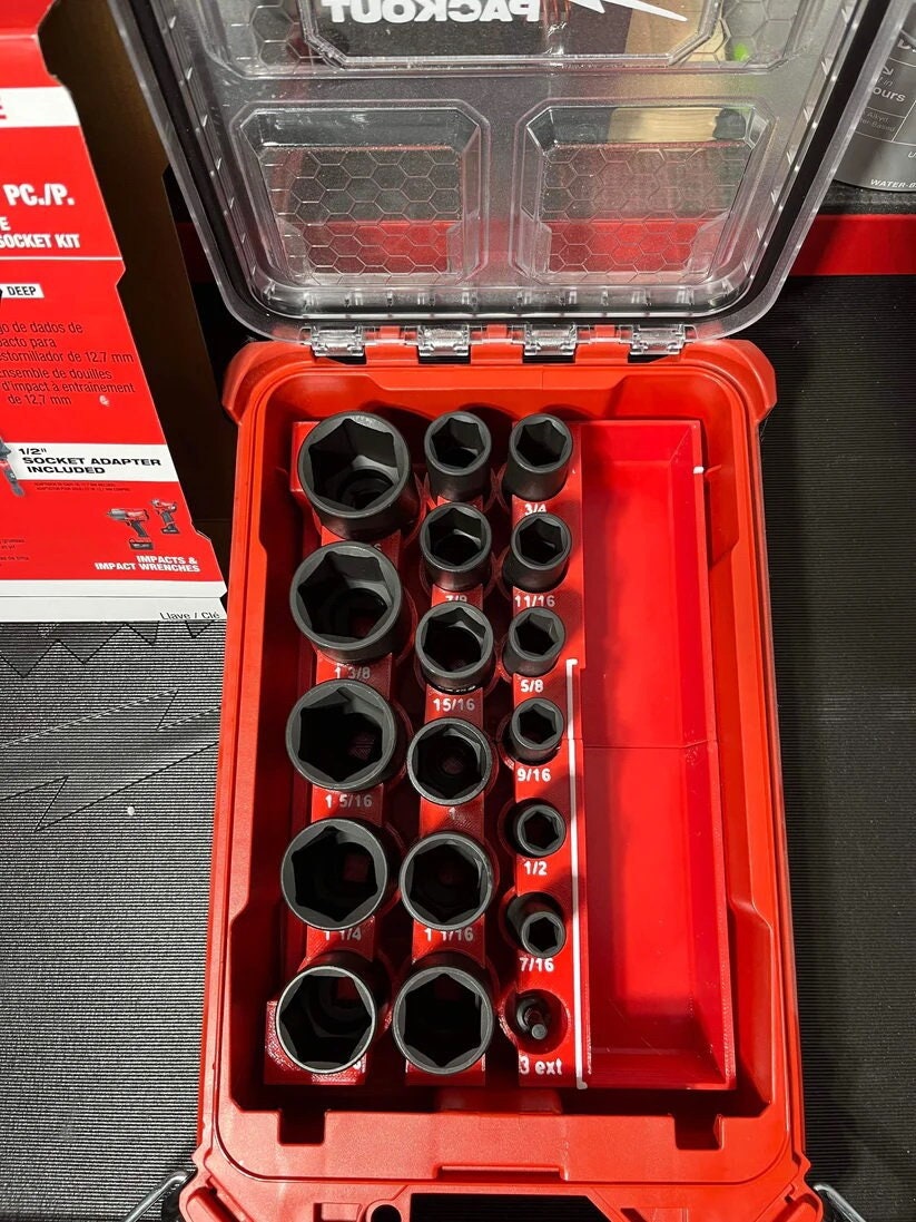 Packout Insert for 1 2 18 piece Impact Socket Set IST H18 Etsy