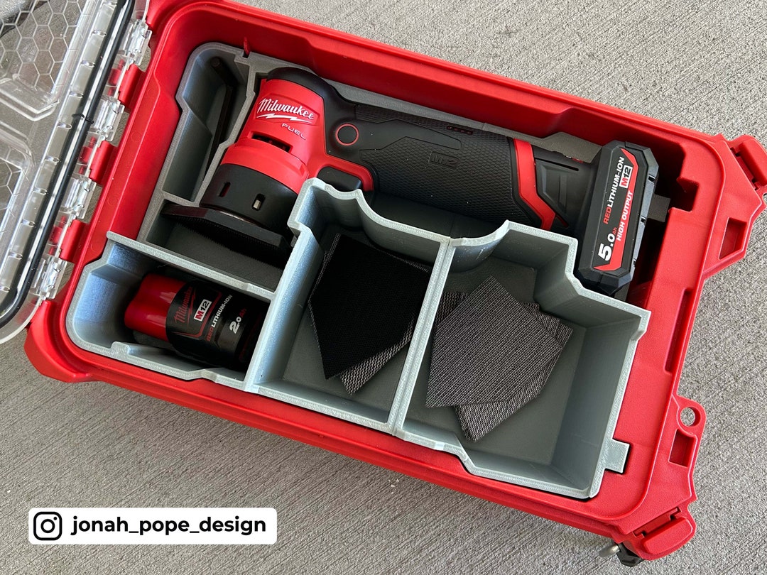 Packout Tool Box Milwaukee Packout M12 Brushless Dremel Insert