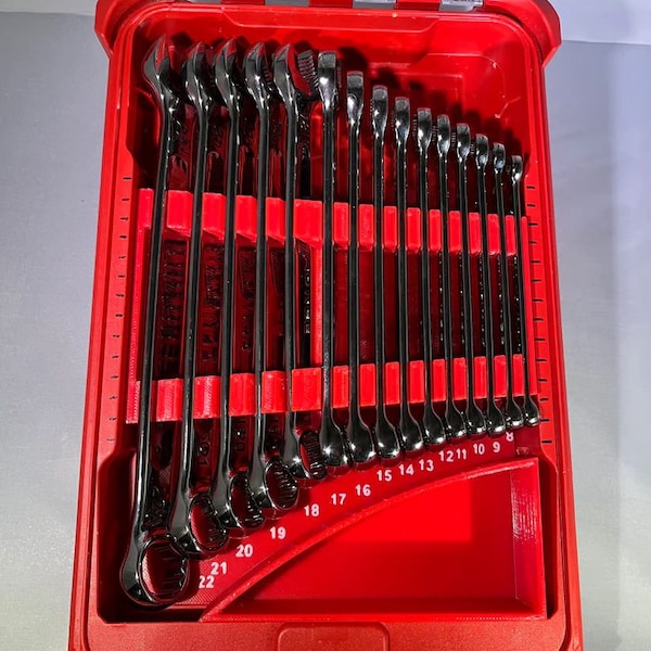 Packout Insert for Metric Combination Wrench + Tray (OEW-Mt)
