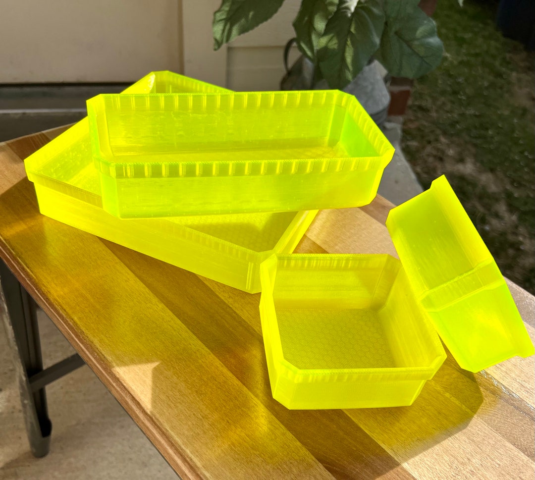 PACKOUT Custom Low Profile Bins Any Color Bins High Visibility Flex