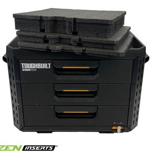 ToughBuilt StackTech XL 3-Drawer Tool Box - (Kaizen Inserts only)