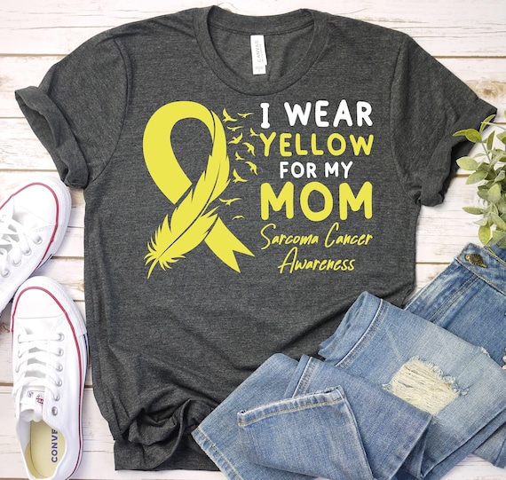 I Call Her Mom- Sarcoma Cancer Awareness Support Ribbon T-Shirt I Call Her Mom- Sarcoma Cancer Awareness Support Ribbon T-Shirt