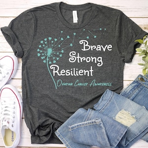Ovarian Cancer Shirt, Ovarian Teal Ribbon Shirt,Ovarian Cancer, Ovarian Cancer Warrior,Ovarian Cancer Survivor Shirt,Ovarian Cancer Support