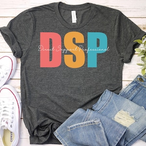 Direct Support Professional Shirt,retro DSP Week Shirt,dsp Appreciation ...