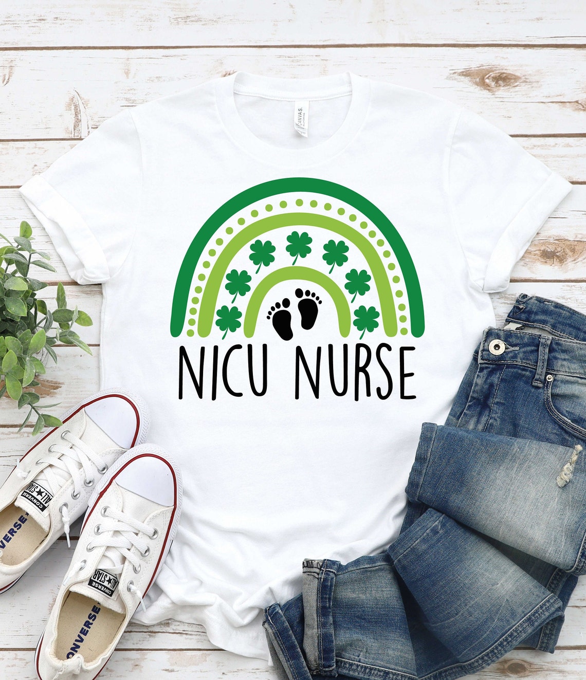 NICU Nurse Saint Patrick Day Shirt,pediatric Nurse St Patty's Day Shirt ...