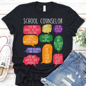 School Counselor Shirt,Mental Health Shirt,Elementary Counselor Shirt,100th Day Of School Shirt,School Psychologist Shirt,Coping Skills Tee