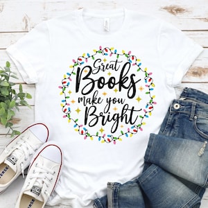 Librarian Christmas Shirt,Teacher Christmas Gift,Winter Teacher,Reading Lover Gift,Reading Teacher Tee,Reader Christmas Shirt,Holiday School