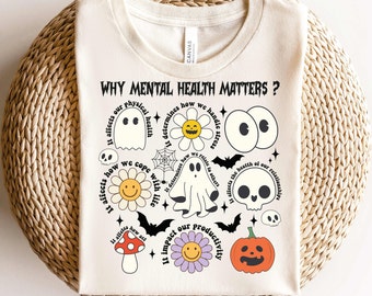 Mental Health Halloween Shirt,Therapist Halloween Shirt,Halloween Therapy Shirt,Halloween Mental Health,Halloween School Counselor T-Shirt