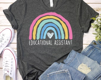 Educational Assistant Shirt,Teacher Aide Shirt,Teacher Assistant Gift,Instructional Assistant,Teacher Appreciation,Special Education Teacher