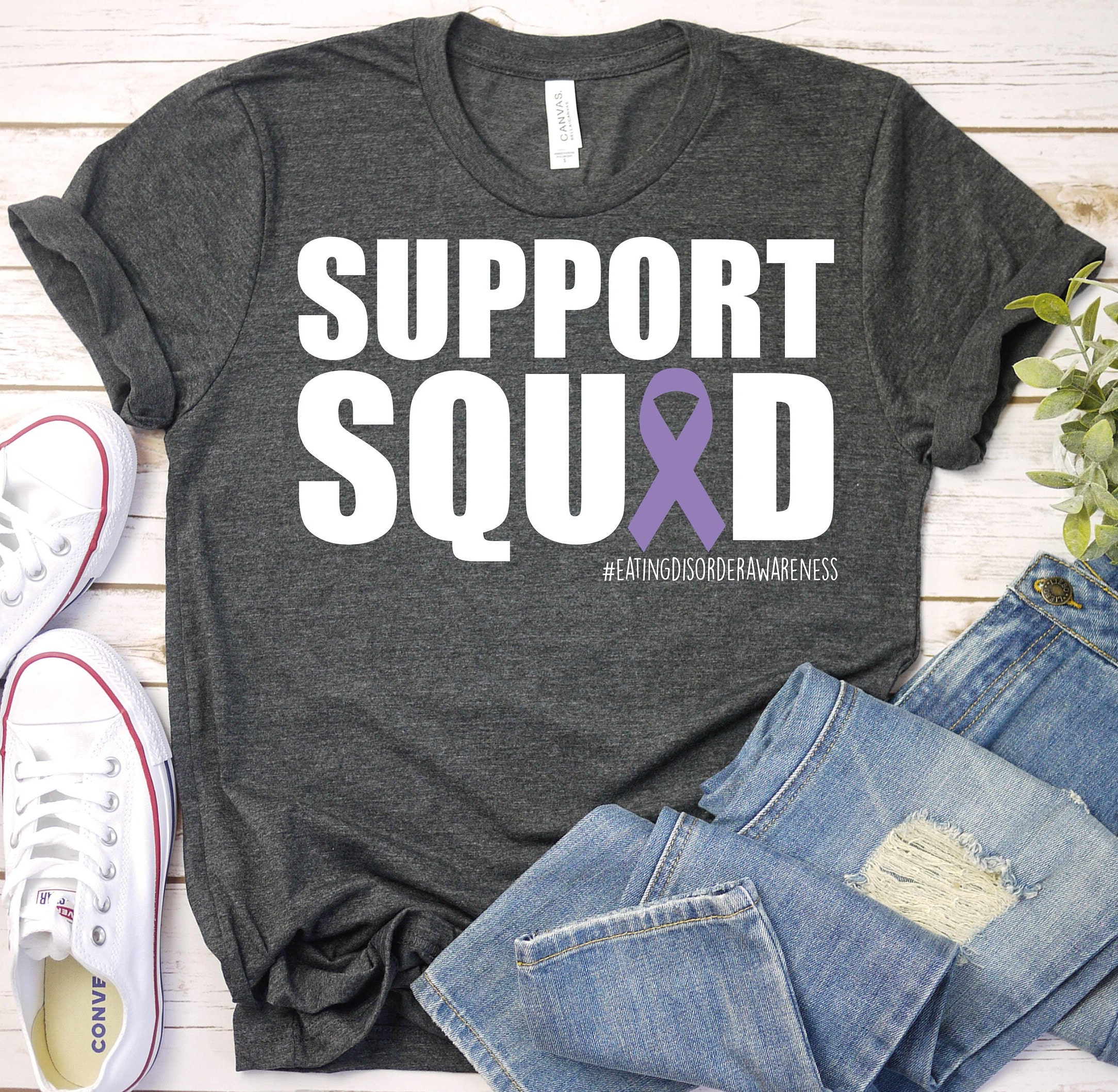 Eating Disorder Awareness Shirt,eating Disorder Ribbon Shirt, Eating ...
