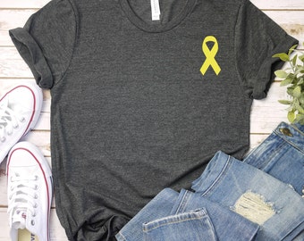 Endometriosis Awareness Shirt,Endometriosis Support Shirt,Yellow Ribbon Shirt, Endo Warrior Shirt,Endometriosis Survivor Shirt,  Pcos Shirt