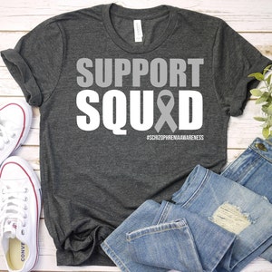 Schizophrenia Awareness Shirt,Schizophrenia Shirt,Schizophrenia Silver Ribbon, Schizophrenia Warrior Shirt,Mental Illness Shirt,Psychologist