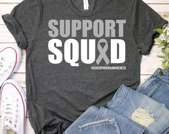 Schizophrenia Awareness Shirt,Schizophrenia Shirt,Schizophrenia Silver Ribbon, Schizophrenia Warrior Shirt,Mental Illness Shirt,Psychologist