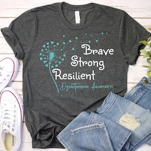 Dysautonomia Awareness Shirt, Dysautonomia Awareness Month Shirt, Autoimmune Disease Shirt, Dysautonomia Support Turquoise Ribbon Shirt,POTS