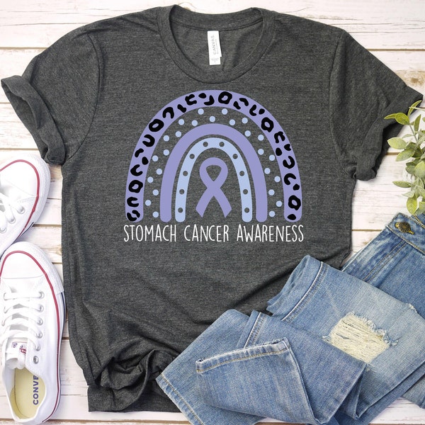 Stomach Cancer Awareness Shirt, Stomach Cancer Shirt,Stomach Cancer Periwinkle Ribbon Shirt,Stomach Cancer Support Shirt,Stomach Cancer Gift