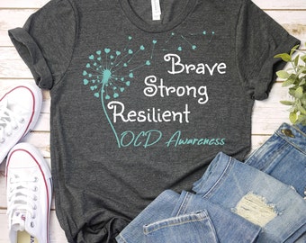 Obsessive Compulsive Disorder Awareness Shirt,OCD Awareness Shirt, I have OCD shirt,Obsessive Compulsive Disorder Support Shirt,OCD Survivor