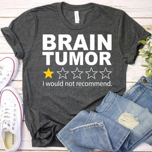 Brain Tumor Awareness Shirt - Brain tumor Warrior Shirt, Brain Cancer Support Shirt, Brain Cancer Survivor Shirt, Brain Cancer Gray Ribbon