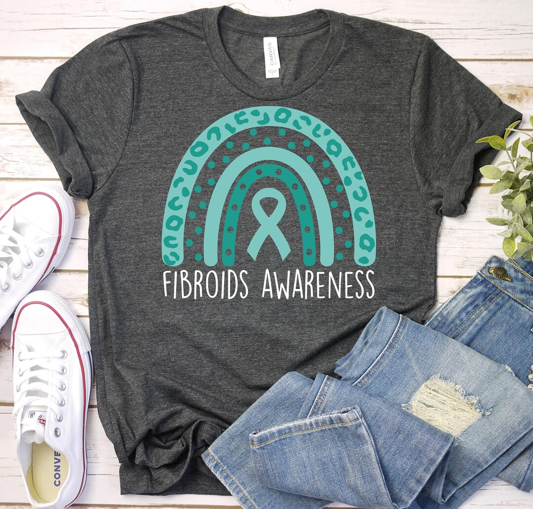 Fibroid Shirt,fibroid Awareness Support Shirt,fibroid Awareness Shirt ...