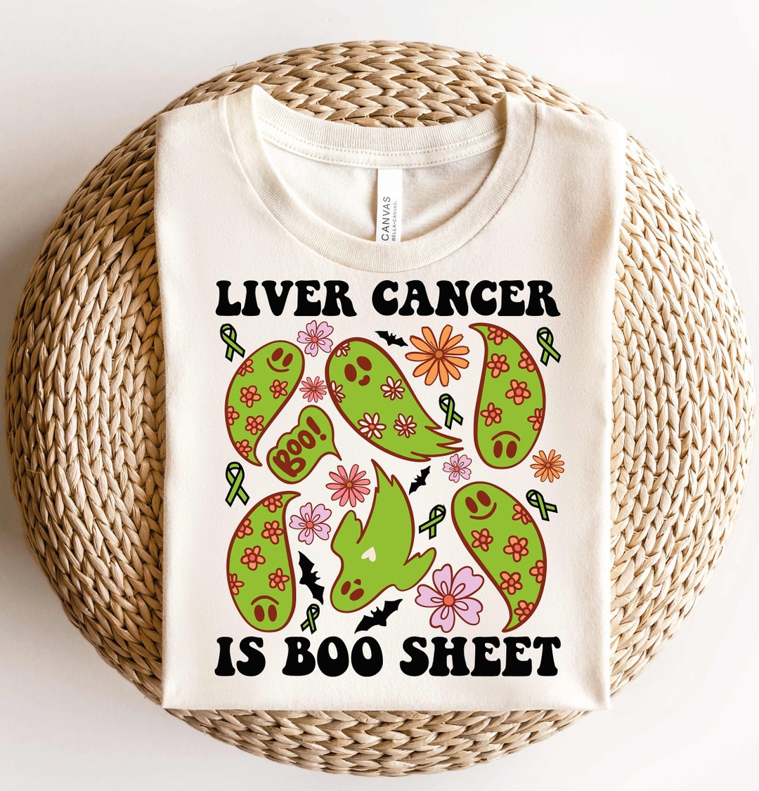 Liver Cancer Awareness Shirt,liver Cancer Halloween Shirt,liver Cancer ...