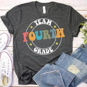 4th Grade Teacher Shirt, Teacher Shirts 4th Grade Team, Back To School Shirt,4th Grade Shirt, Fourth Grade Teacher Shirt, Fourth Grade Shirt