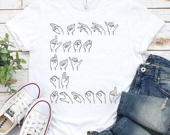 Happy Last Day Of School - Sign Language Teacher ASL Shirt, Sign Language Teacher Gift, Deaf Shirt, ASL Interpreter Shirt, Graduation Outfit