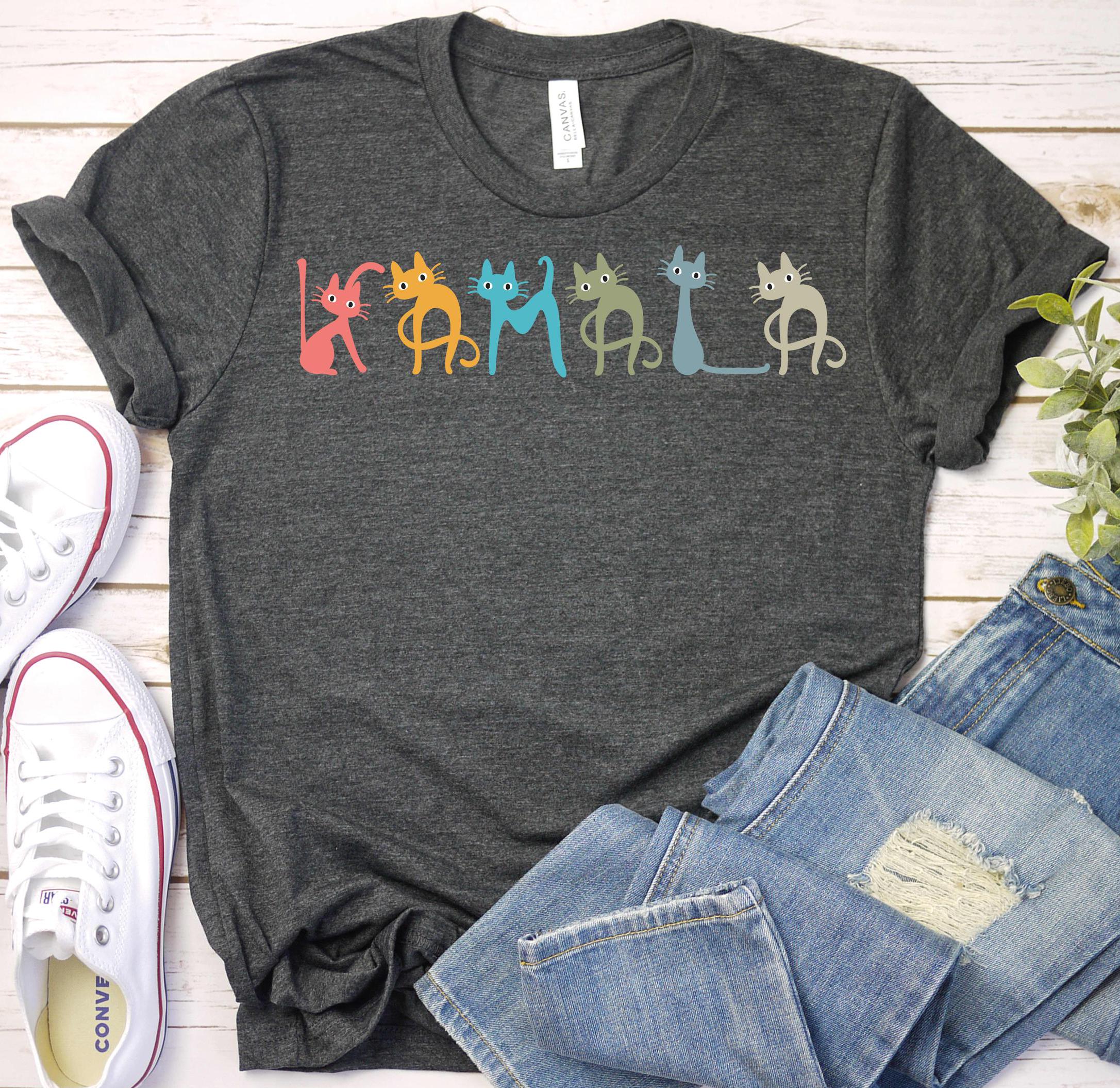 Harriss / ハリス riginal Print T-shirt　CAT Harris Cat T Shirt - Etsy