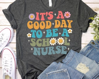 School Nurse Shirt,Retro School Nurse Shirt,School Nurse Gift,Back To School Nurse Shirt,Nurse Appreciation Shirt,Retro Nurse Shirt,RN Shirt