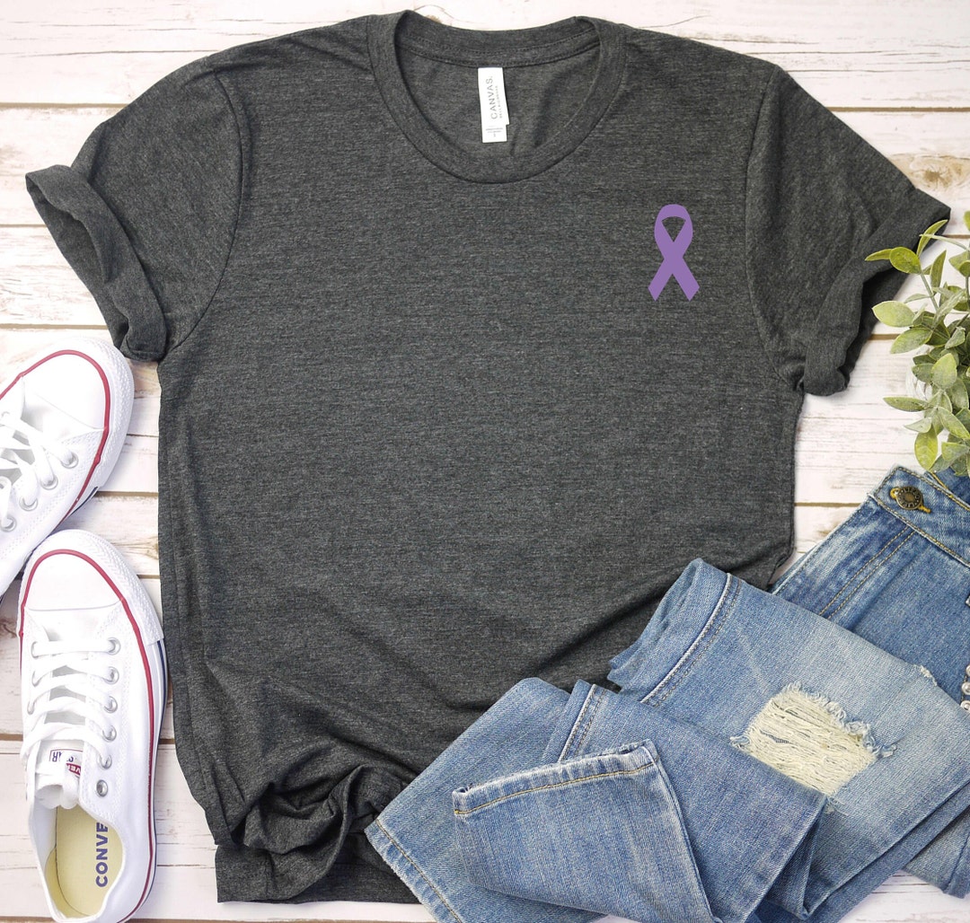 Ulcerative Colitis Awareness Shirt,ulcerative Colitis Purple Ribbon ...