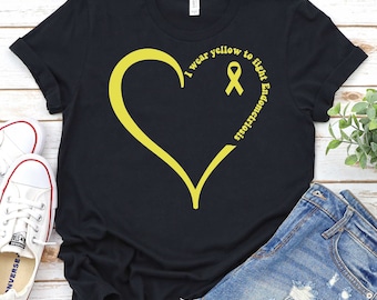 Endometriosis Awareness Shirt,Endo Surgery Shirt,Endometriosis Warrior Shirt,Chronic Illness,Endometriosis Support Shirt,Yellow Ribbon Shirt