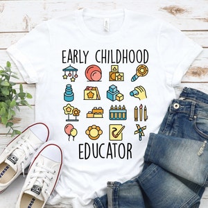 Early Childhood Educator Shirt-Daycare Teacher Shirt,Early Childhood Shirt,Daycare Provider Tee,Early Childhood Education,Childhood Activity