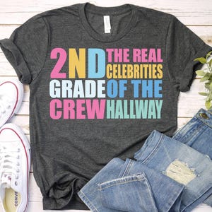 2nd Grade Teacher Shirt, Second Grade Crew Shirt,2nd Grade Team Shirt,Back To School Shirt,Second Grade Teacher Shirt,2nd Grade Team T-Shirt